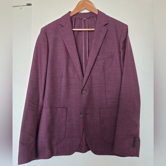 Bonobos Deep Maroon Men's Blazer - Picture 1 of 5